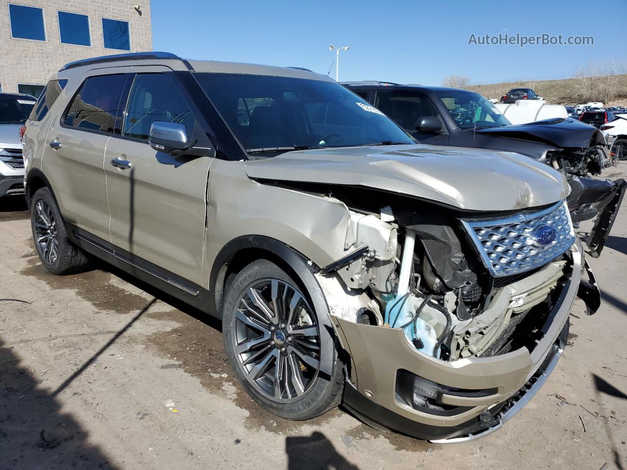 2017 Ford Explorer Platinum Tan vin: 1FM5K8HT1HGC21246