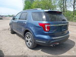 2018 Ford Explorer Platinum Blue vin: 1FM5K8HT1JGA34949