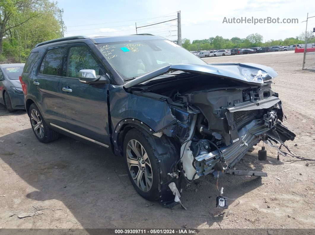 2018 Ford Explorer Platinum Blue vin: 1FM5K8HT1JGA34949