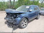 2018 Ford Explorer Platinum Blue vin: 1FM5K8HT1JGA34949