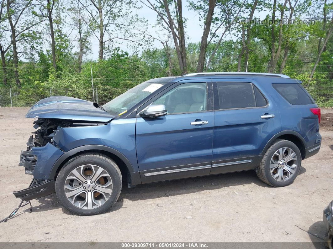 2018 Ford Explorer Platinum Blue vin: 1FM5K8HT1JGA34949