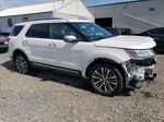 2017 Ford Explorer Platinum White vin: 1FM5K8HT2HGE31547