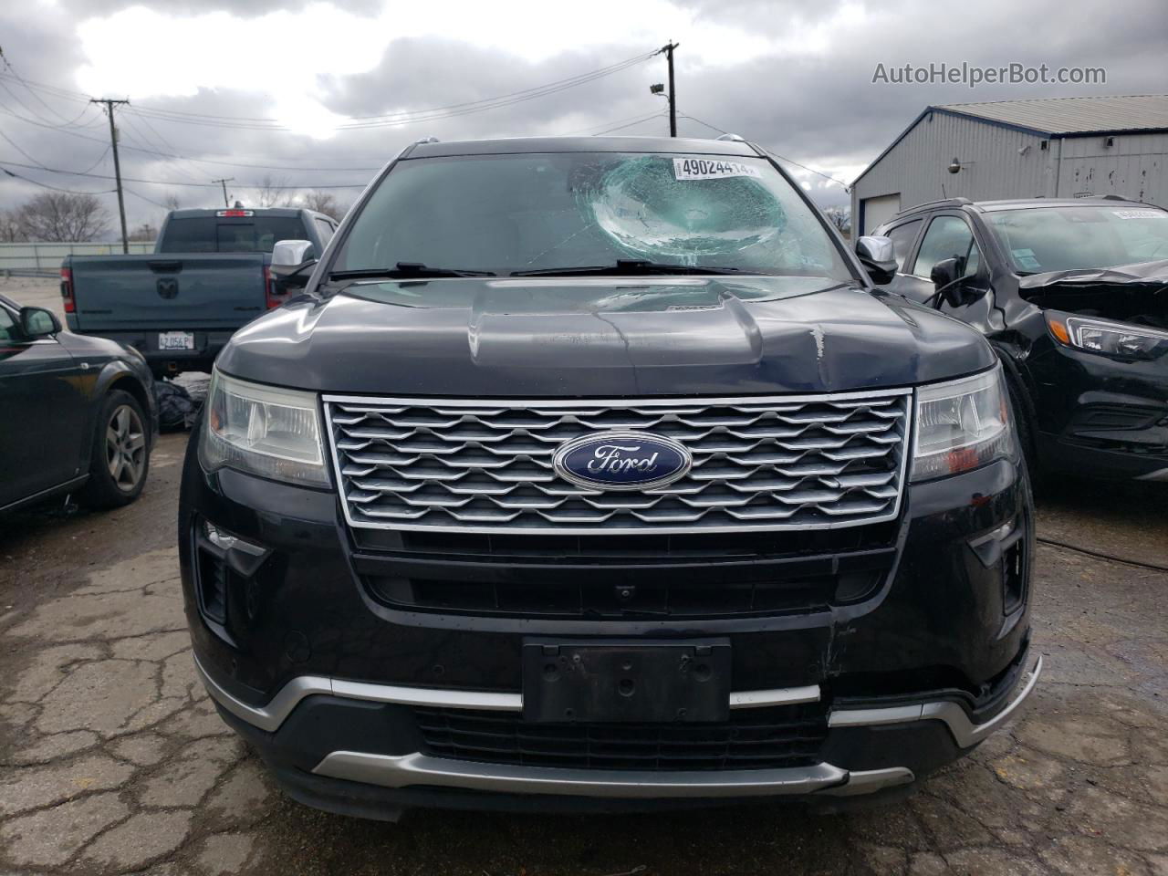 2018 Ford Explorer Platinum Black vin: 1FM5K8HT2JGB62844