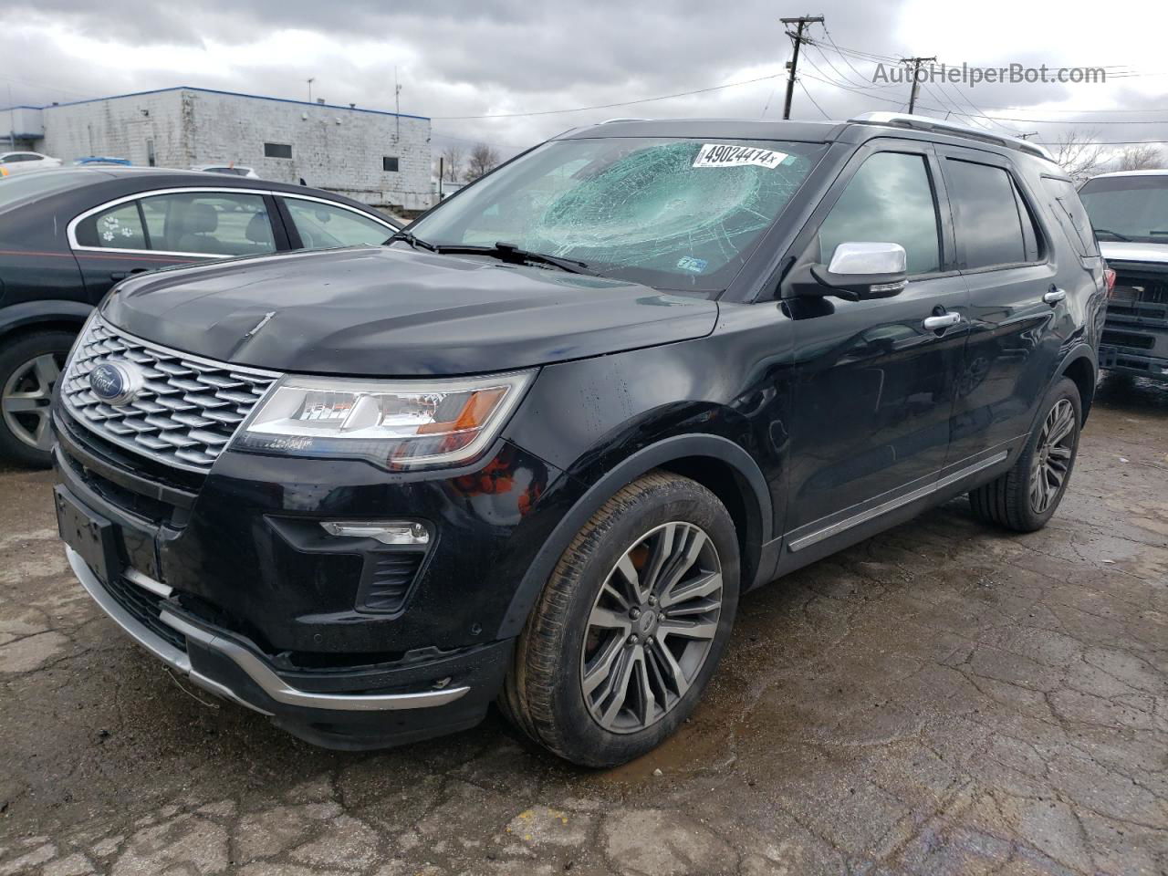 2018 Ford Explorer Platinum Black vin: 1FM5K8HT2JGB62844