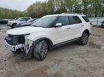 2018 Ford Explorer Platinum White vin: 1FM5K8HT2JGB82592