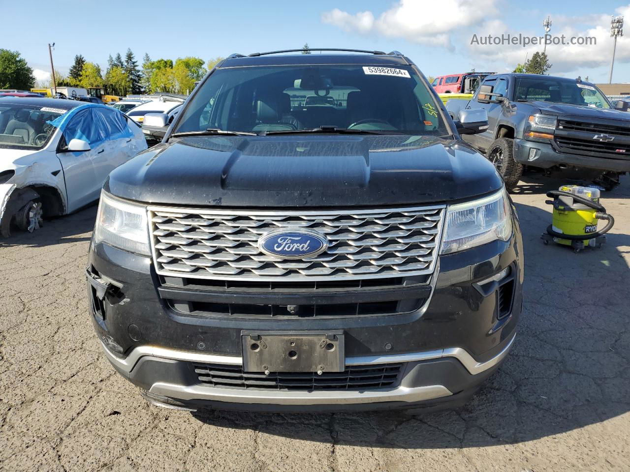 2018 Ford Explorer Platinum Black vin: 1FM5K8HT3JGB10364