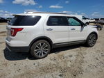 2017 Ford Explorer Platinum White vin: 1FM5K8HT4HGD10678