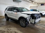 2017 Ford Explorer Platinum White vin: 1FM5K8HT4HGD20496