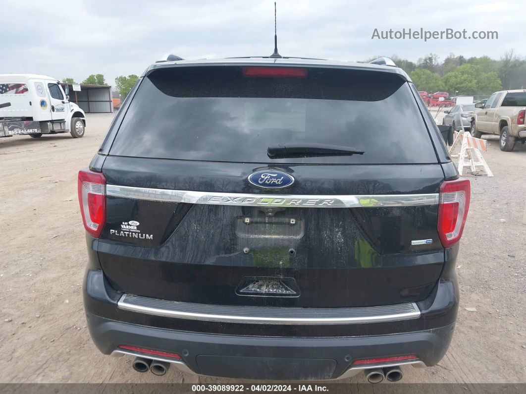 2018 Ford Explorer Platinum Черный vin: 1FM5K8HT4JGC12255