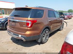 2017 Ford Explorer Platinum Orange vin: 1FM5K8HT5HGA15430