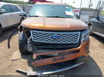 2017 Ford Explorer Platinum Orange vin: 1FM5K8HT5HGA15430