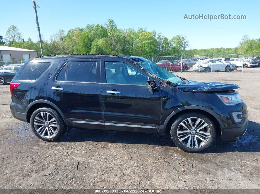 2017 Ford Explorer Platinum Черный vin: 1FM5K8HT5HGD66175