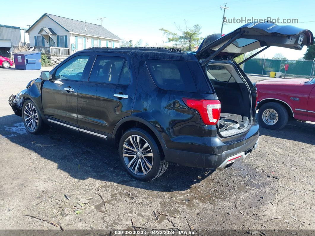 2017 Ford Explorer Platinum Black vin: 1FM5K8HT5HGD66175