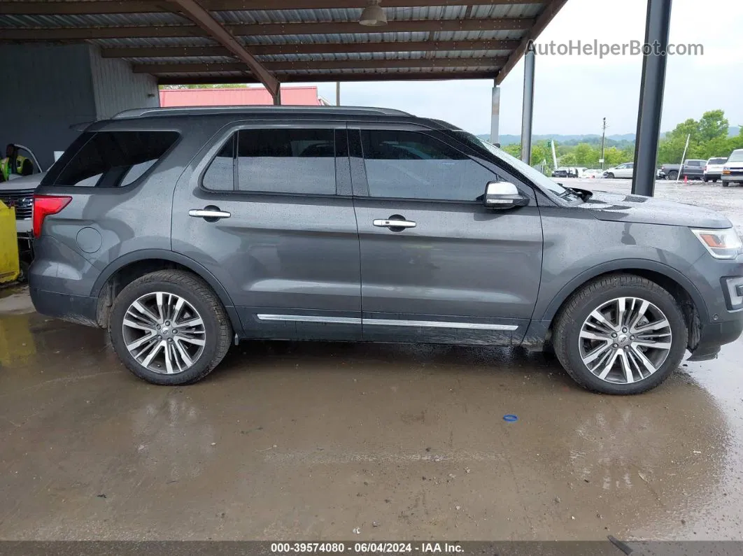 2017 Ford Explorer Platinum Gray vin: 1FM5K8HT6HGB31333