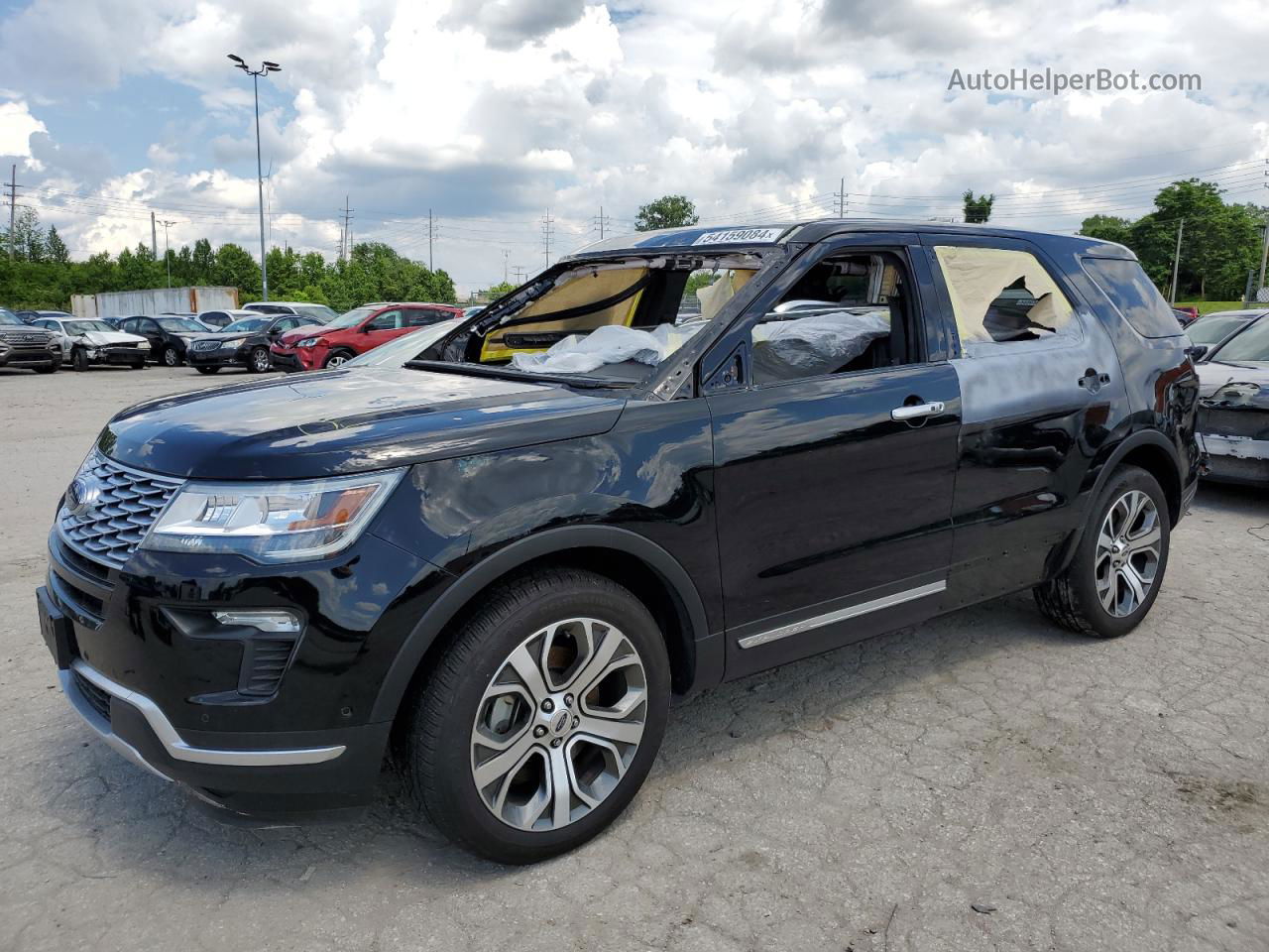 2018 Ford Explorer Platinum Black vin: 1FM5K8HT6JGC48688