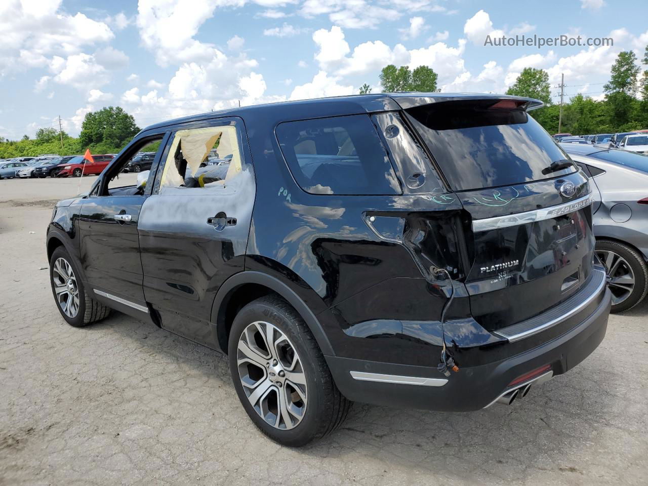 2018 Ford Explorer Platinum Black vin: 1FM5K8HT6JGC48688