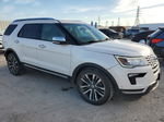 2018 Ford Explorer Platinum Белый vin: 1FM5K8HT7JGA50346