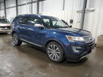 2017 Ford Explorer Platinum Blue vin: 1FM5K8HT9HGC55094