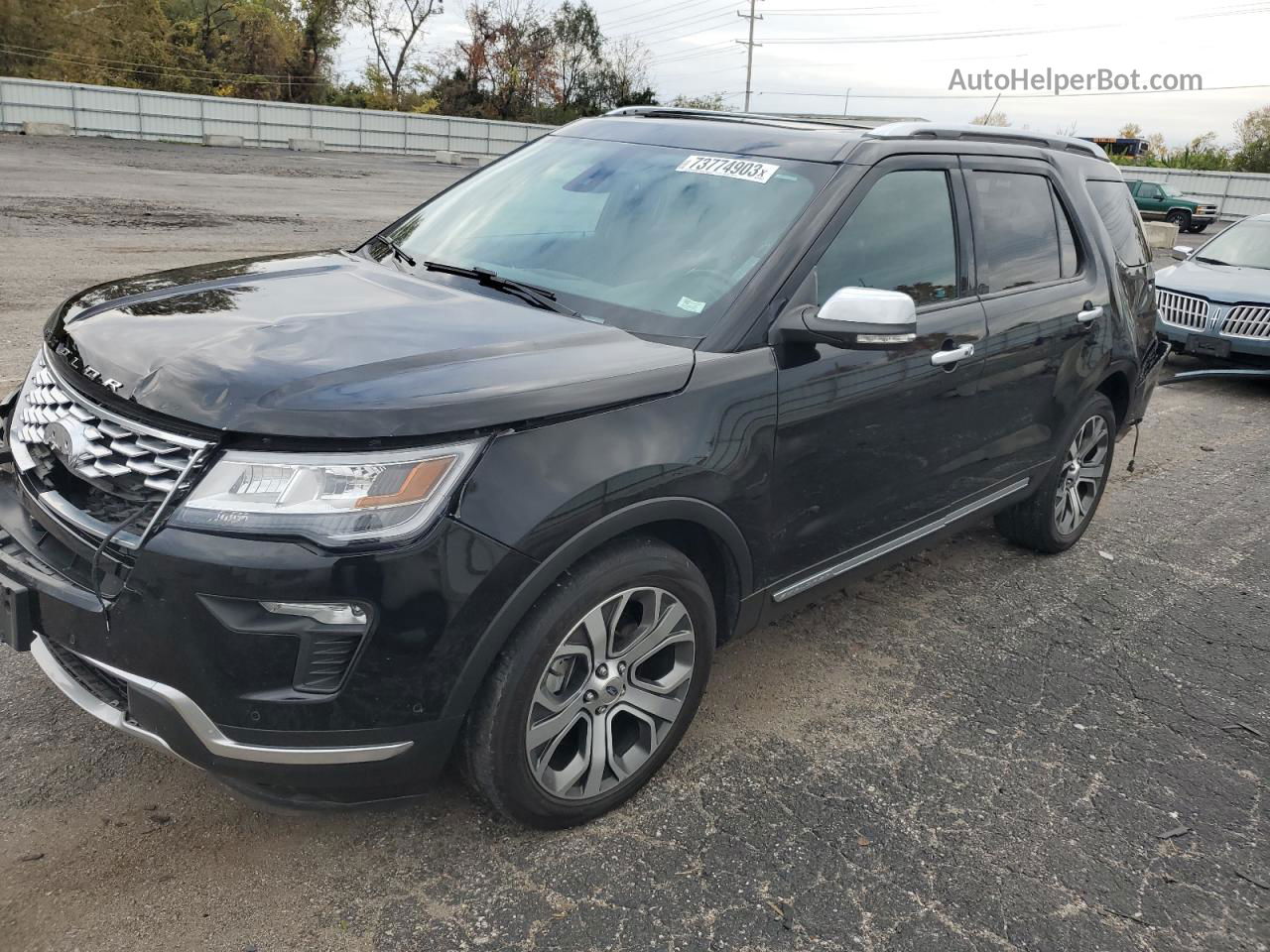 2018 Ford Explorer Platinum Black vin: 1FM5K8HT9JGA03724