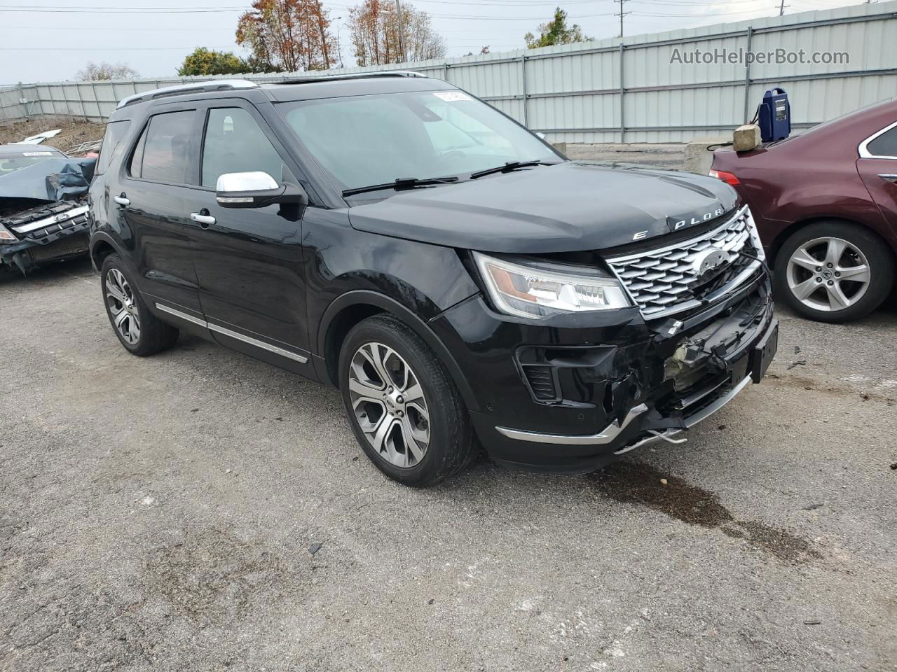 2018 Ford Explorer Platinum Black vin: 1FM5K8HT9JGA03724