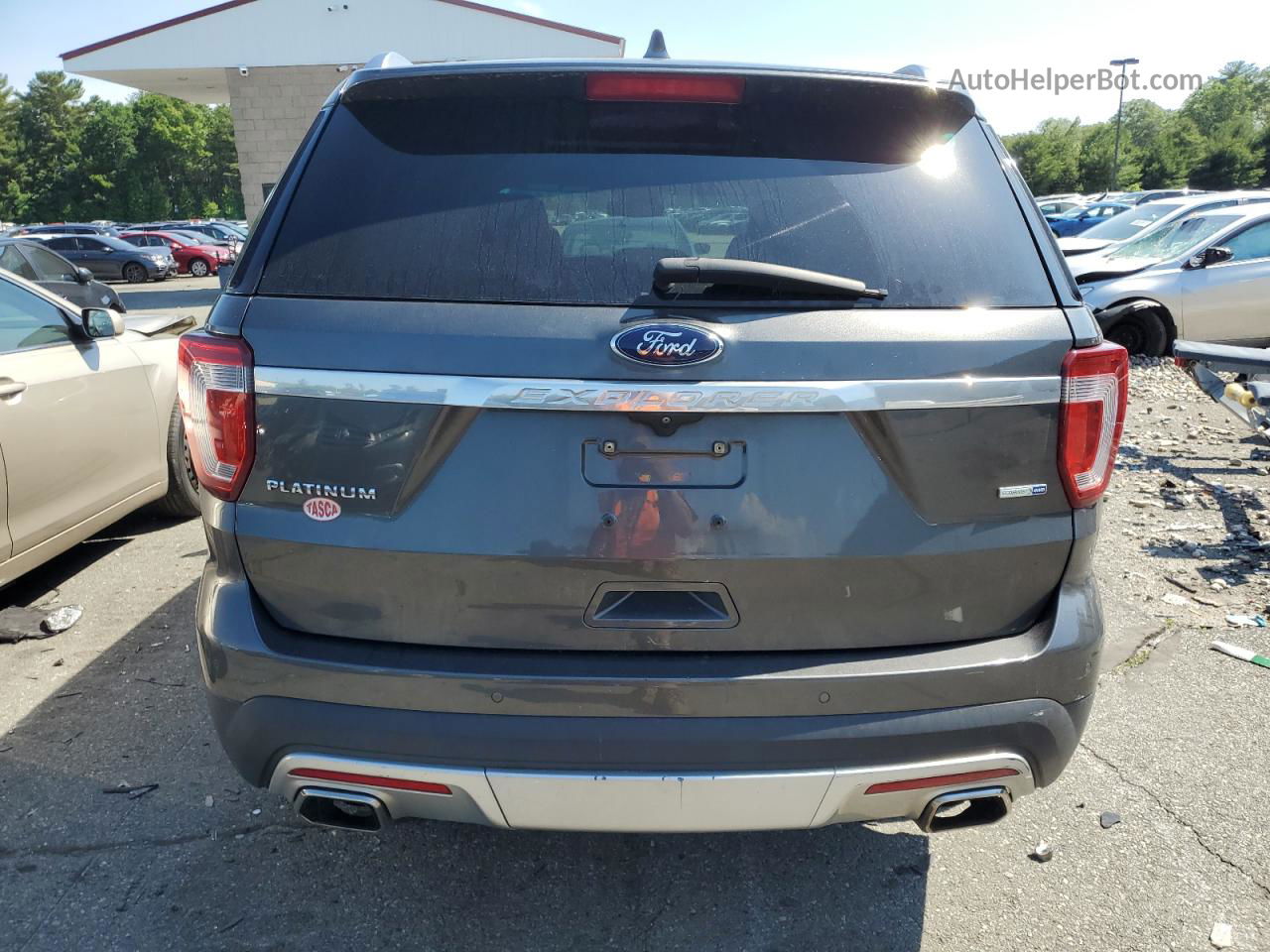 2017 Ford Explorer Platinum Gray vin: 1FM5K8HTXHGB02790