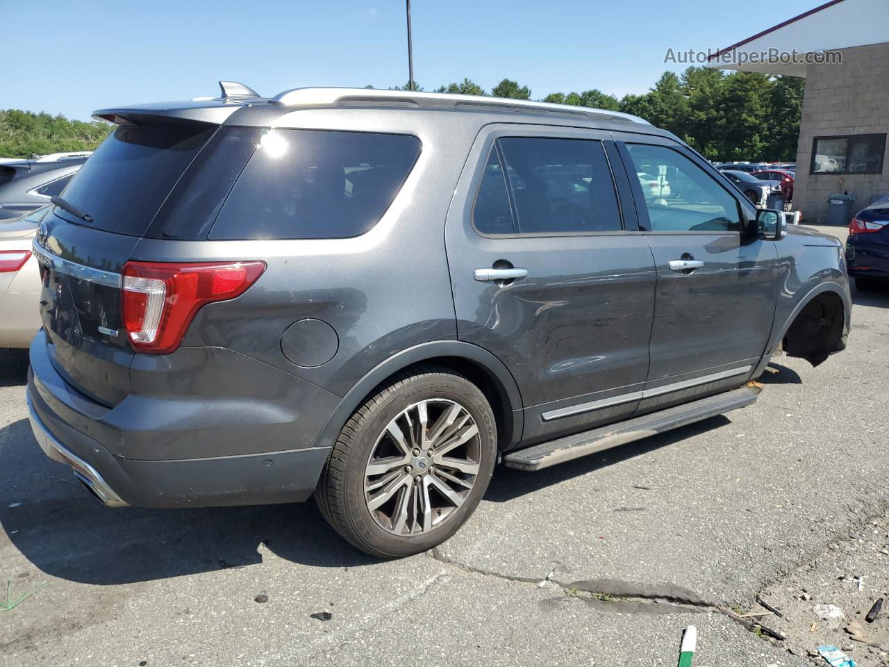 2017 Ford Explorer Platinum Gray vin: 1FM5K8HTXHGB02790