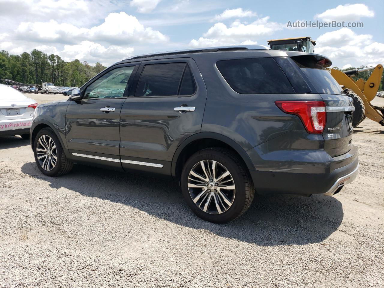 2017 Ford Explorer Platinum Gray vin: 1FM5K8HTXHGC51166