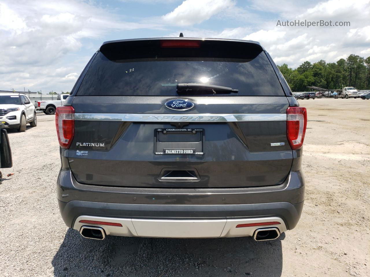 2017 Ford Explorer Platinum Gray vin: 1FM5K8HTXHGC51166