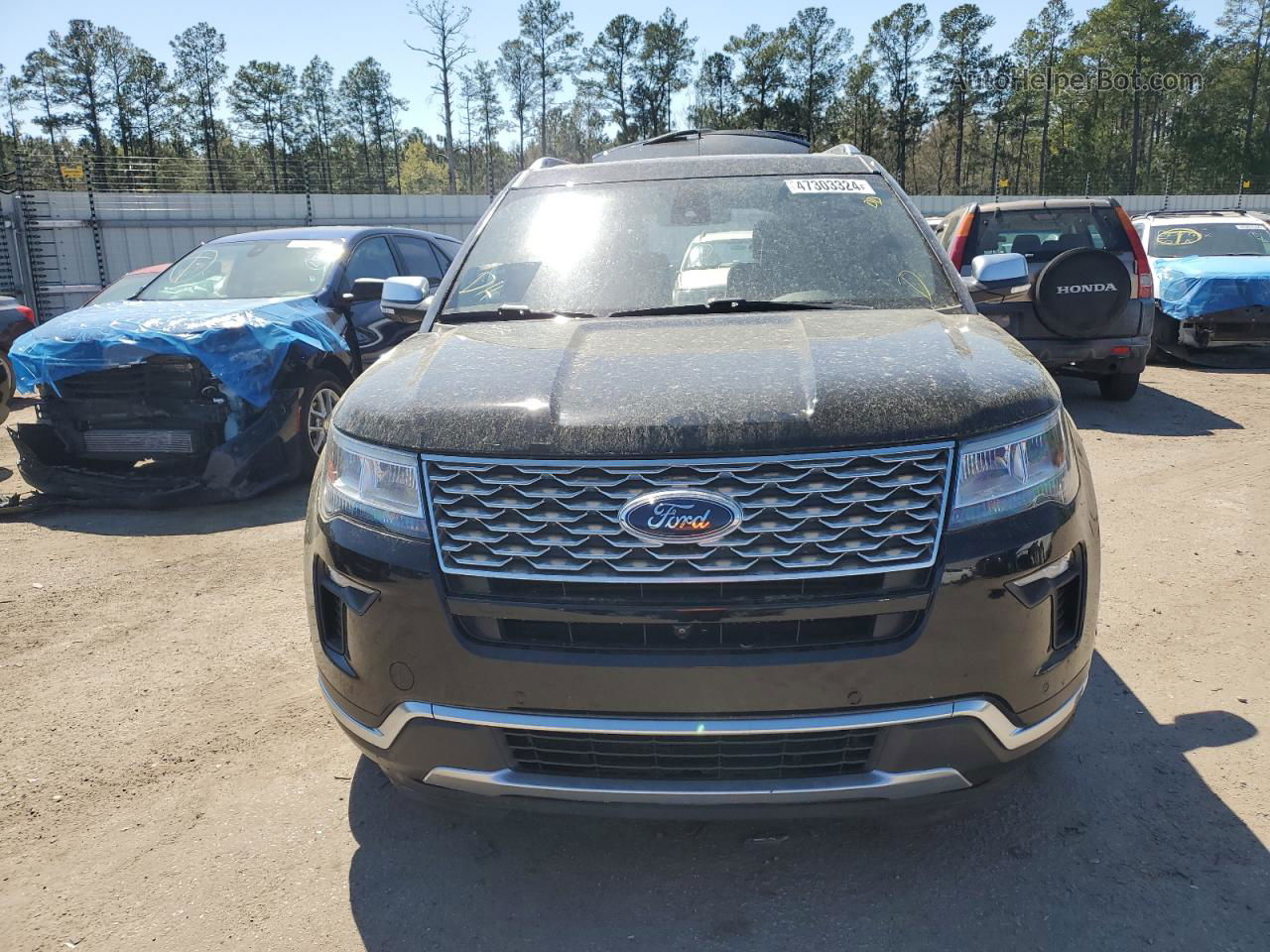 2018 Ford Explorer Platinum Black vin: 1FM5K8HTXJGA13288