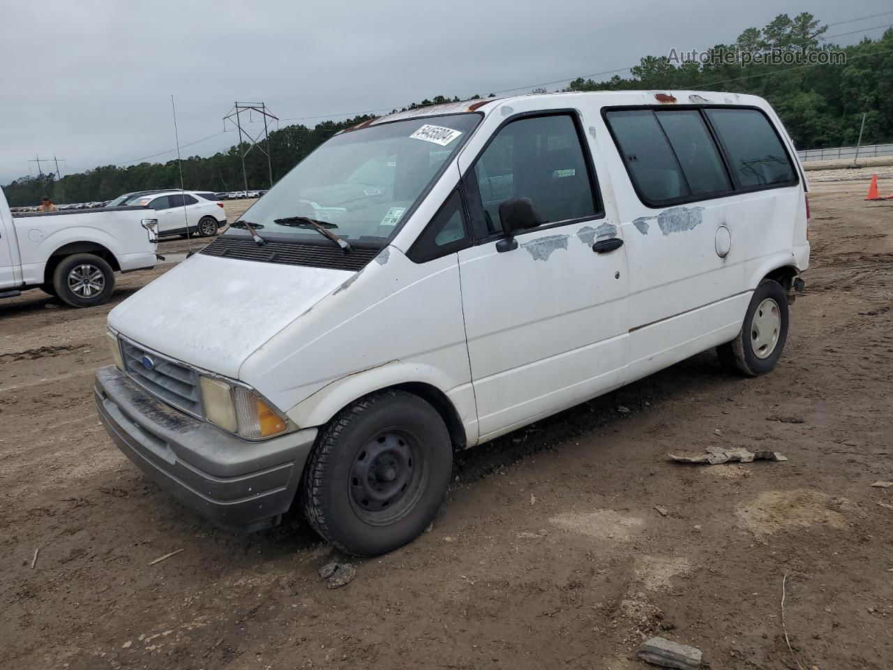 1996 Ford Aerostar  White vin: 1FMCA11U3TZB15074