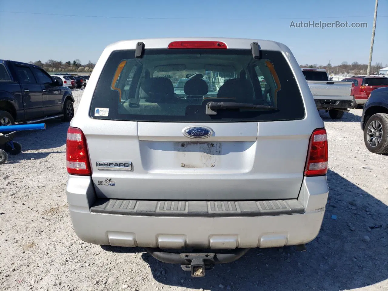 2009 Ford Escape Xls Silver vin: 1FMCU02719KA03434