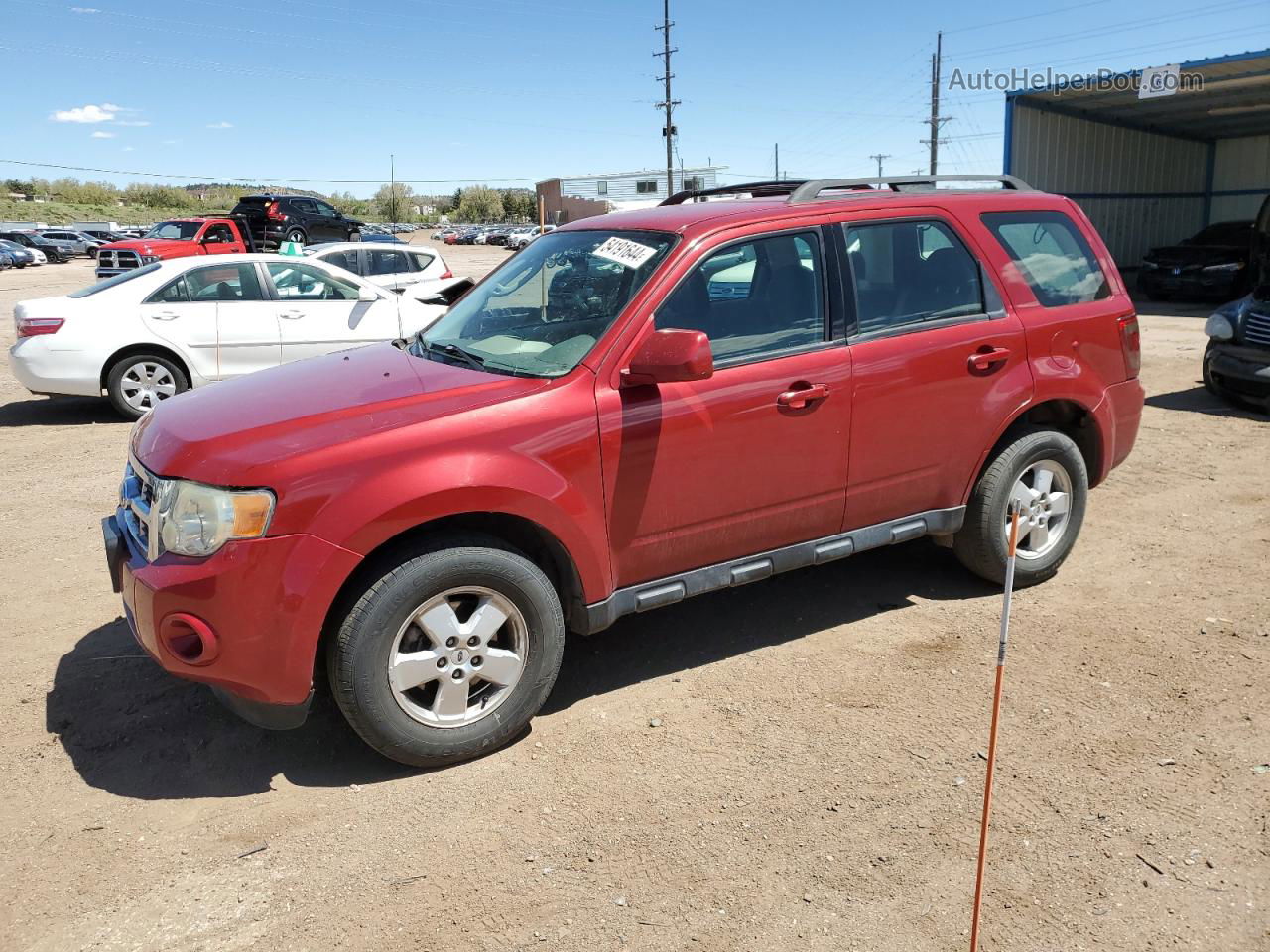 2009 Ford Escape Xls Красный vin: 1FMCU02739KA32658