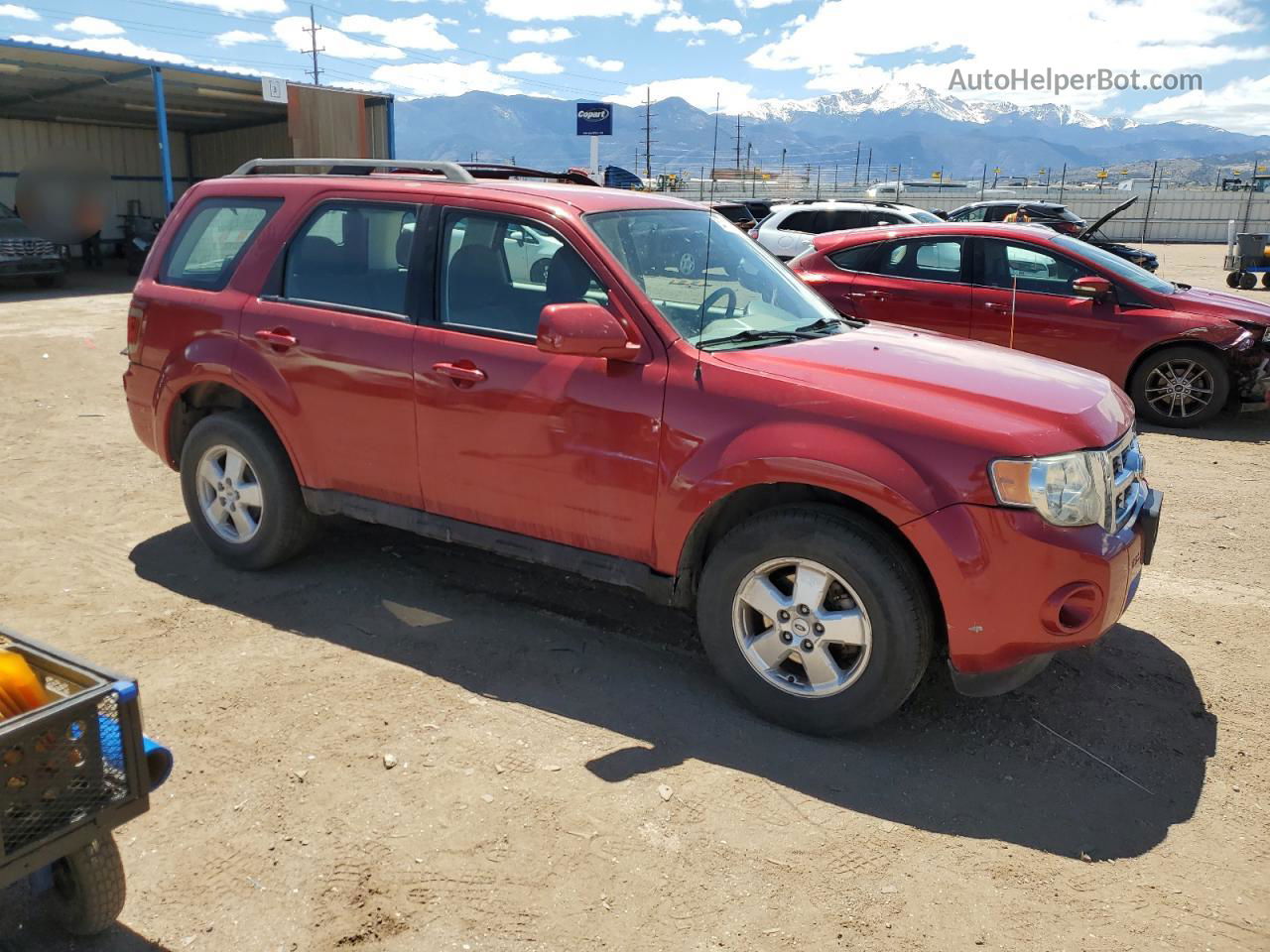 2009 Ford Escape Xls Red vin: 1FMCU02739KA32658