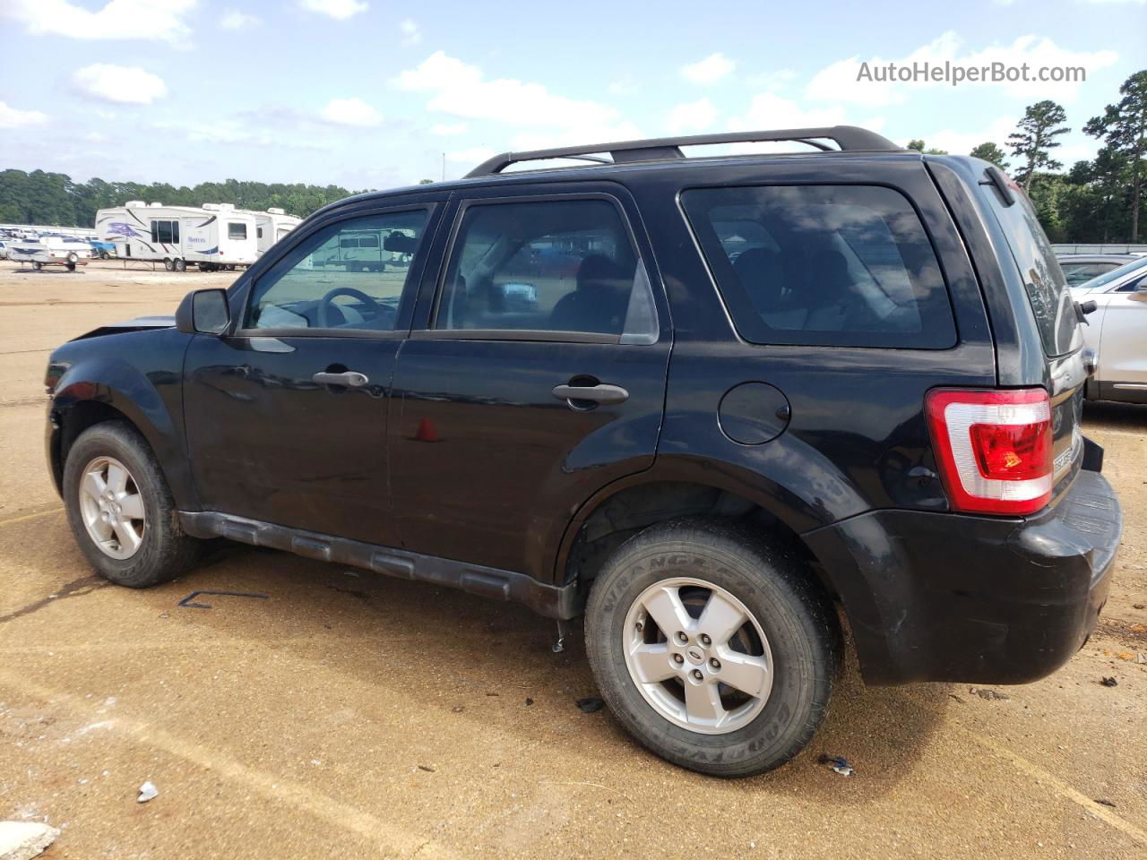 2009 Ford Escape Xls Black vin: 1FMCU02739KD07591