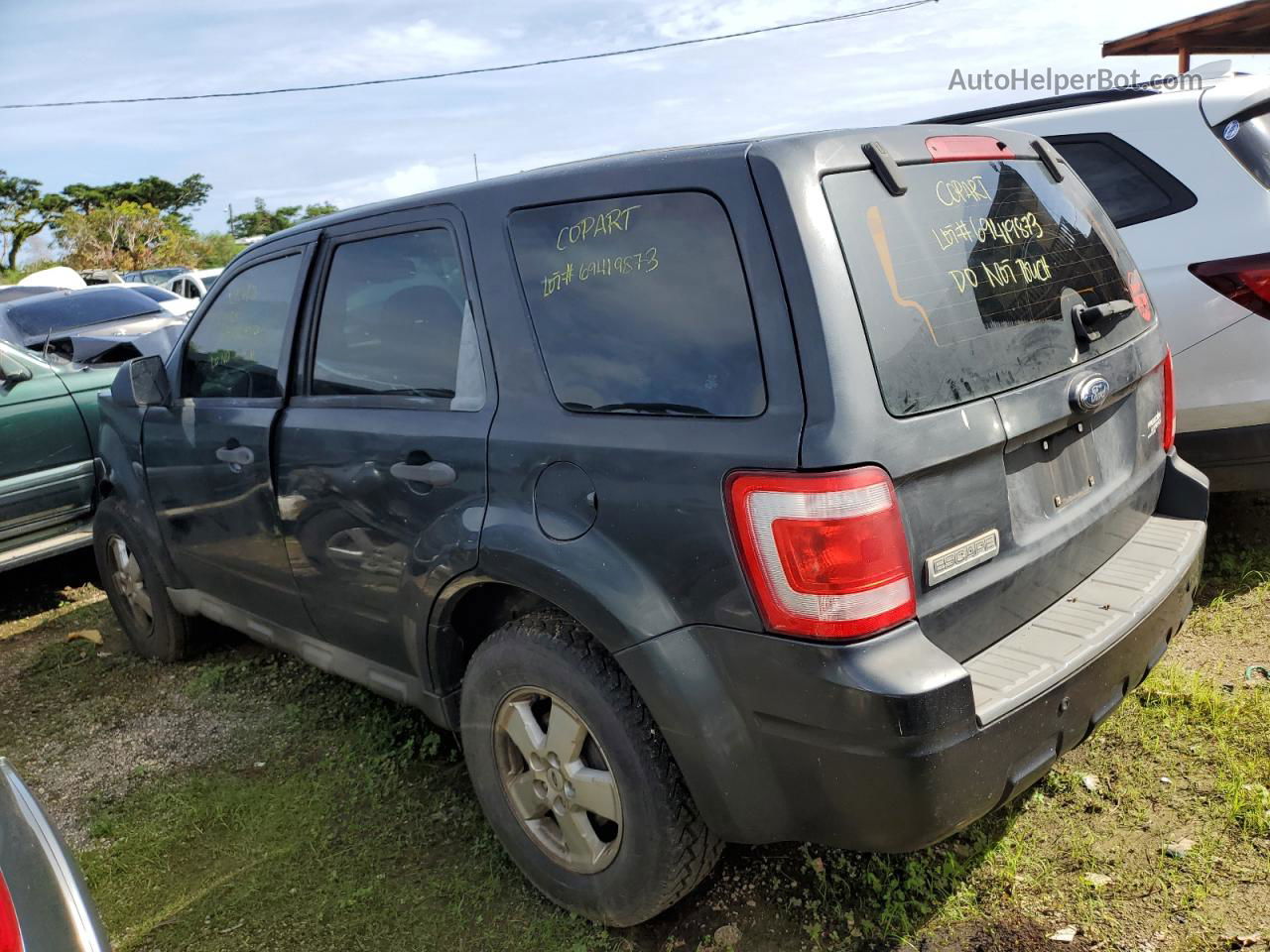 2009 Ford Escape Xls Charcoal vin: 1FMCU02759KA98970