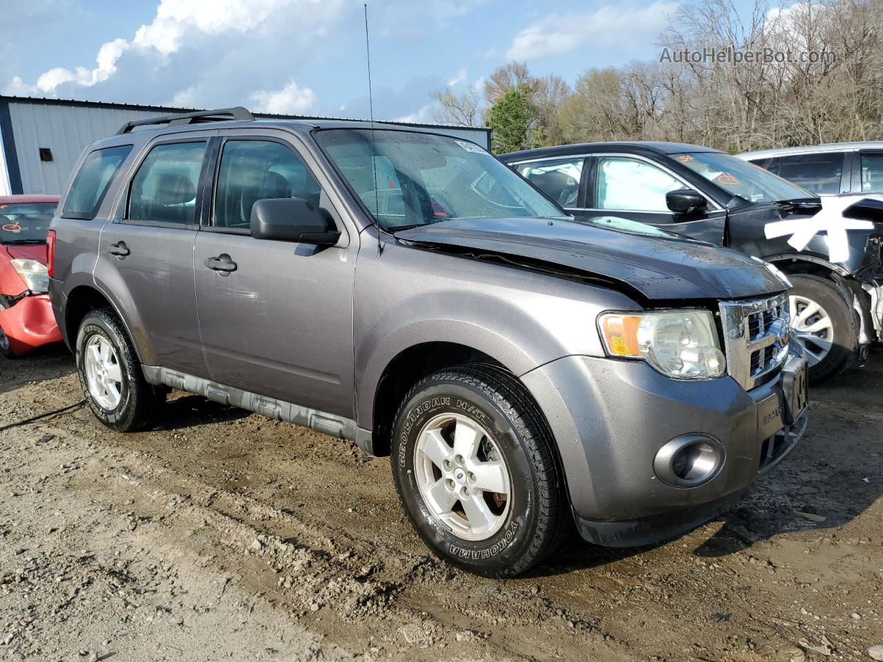 2009 Ford Escape Xls Серый vin: 1FMCU02759KC12014