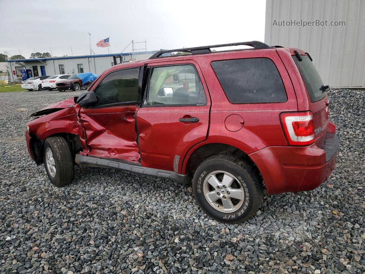 2009 Ford Escape Xls Red vin: 1FMCU02769KA44853