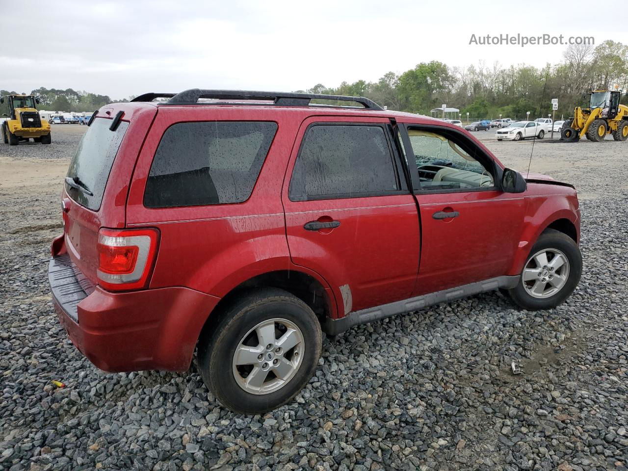 2009 Ford Escape Xls Red vin: 1FMCU02769KA44853