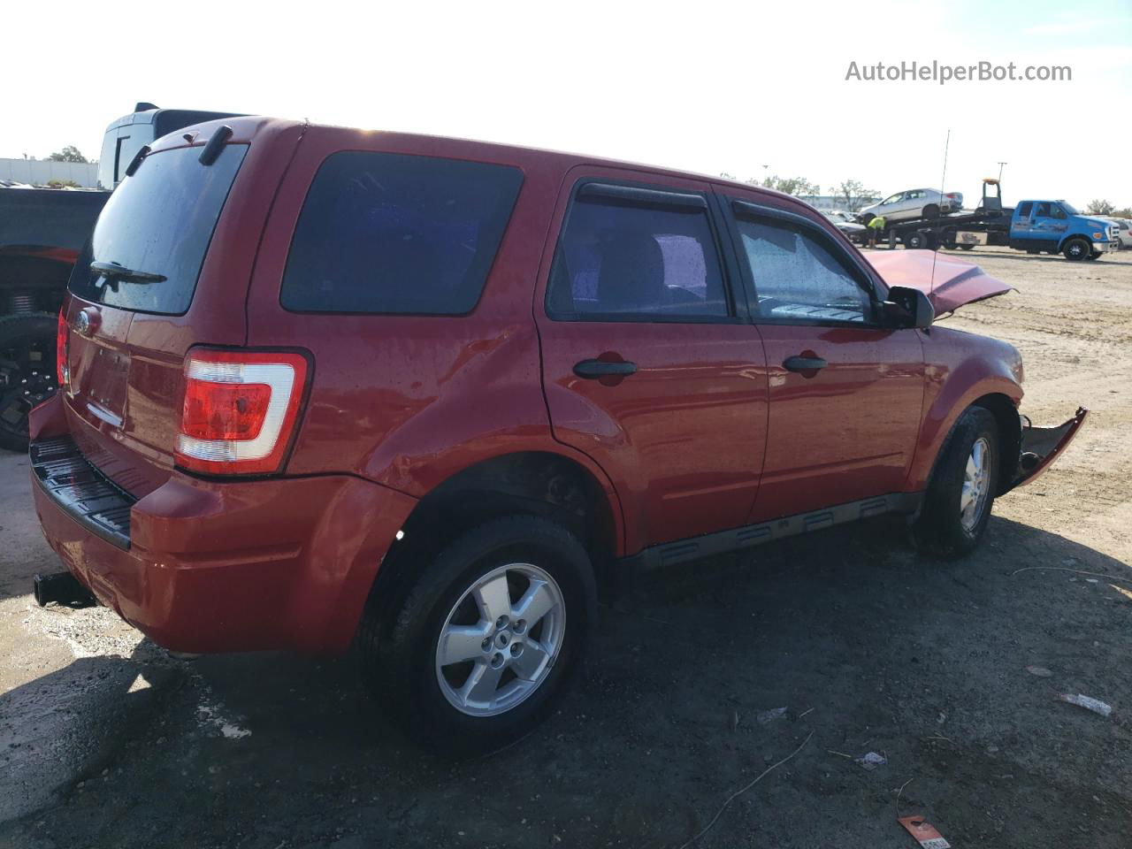 2009 Ford Escape Xls Red vin: 1FMCU02779KC68987