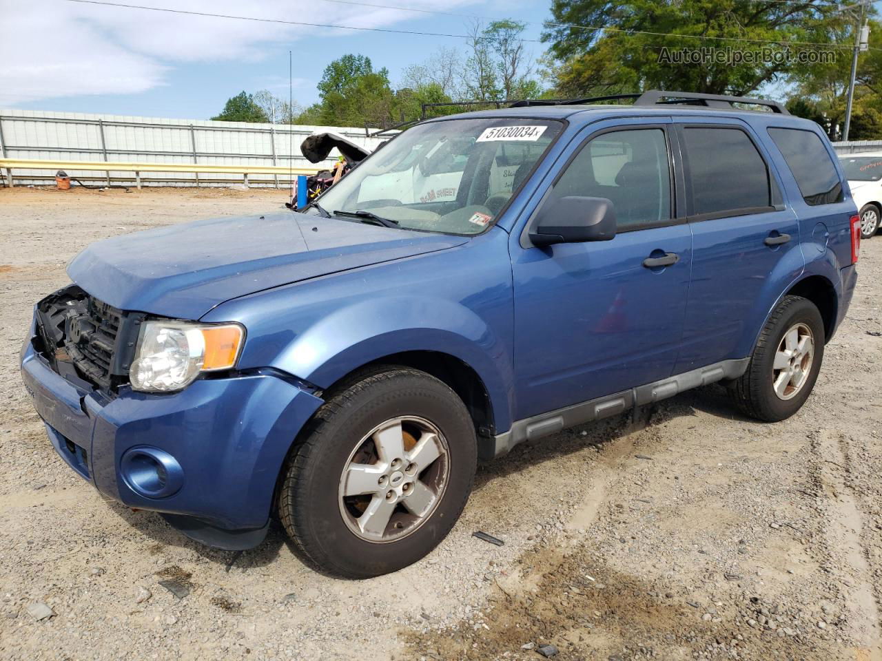 2009 Ford Escape Xls Blue vin: 1FMCU02789KC80257