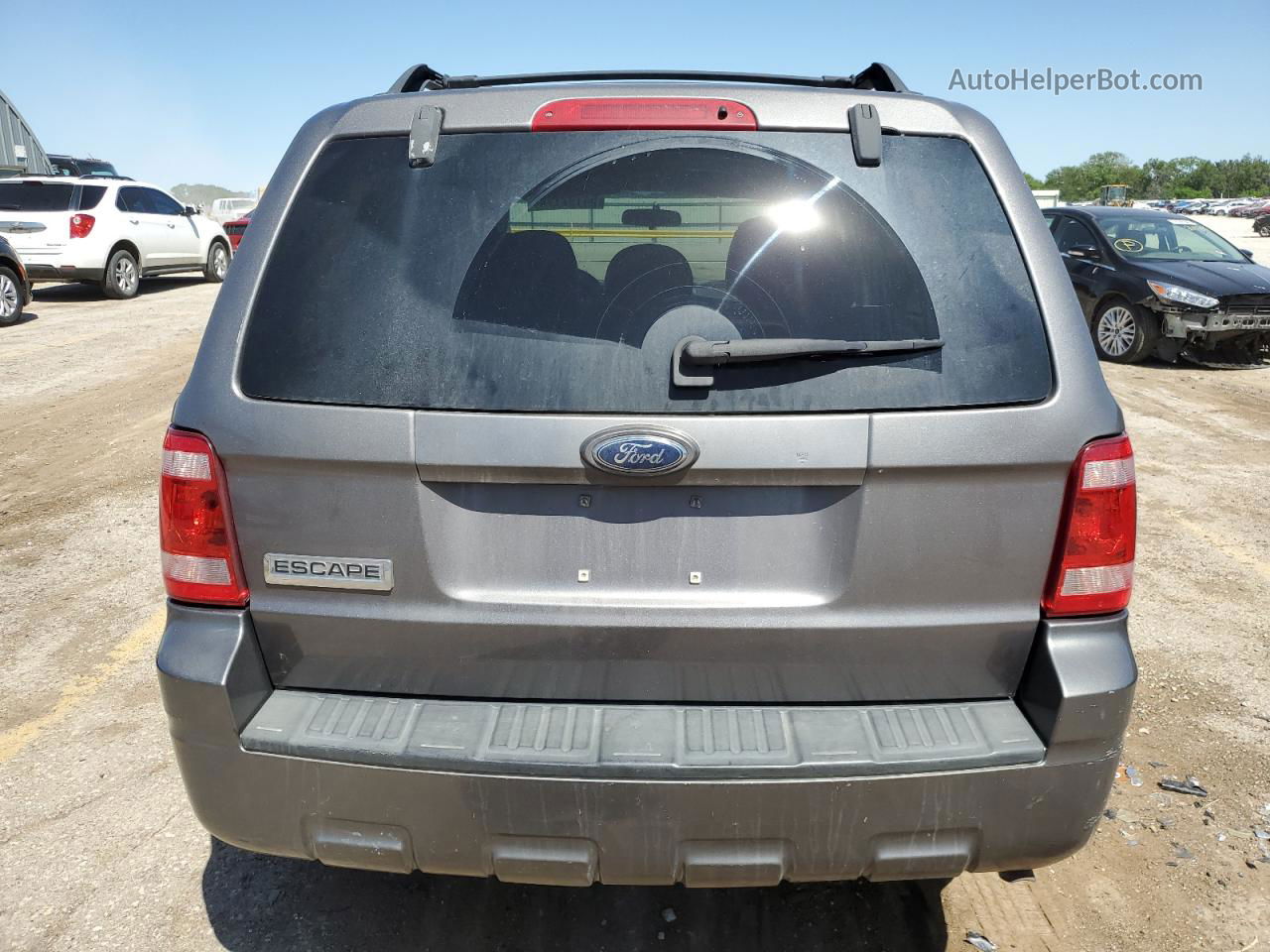 2009 Ford Escape Xls Gray vin: 1FMCU02799KA38190