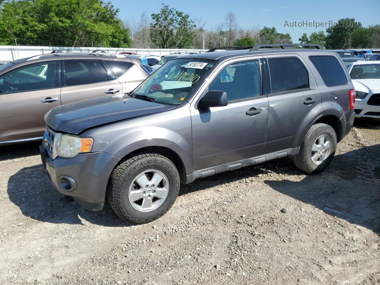 2009 Ford Escape Xls Gray vin: 1FMCU02799KA38190