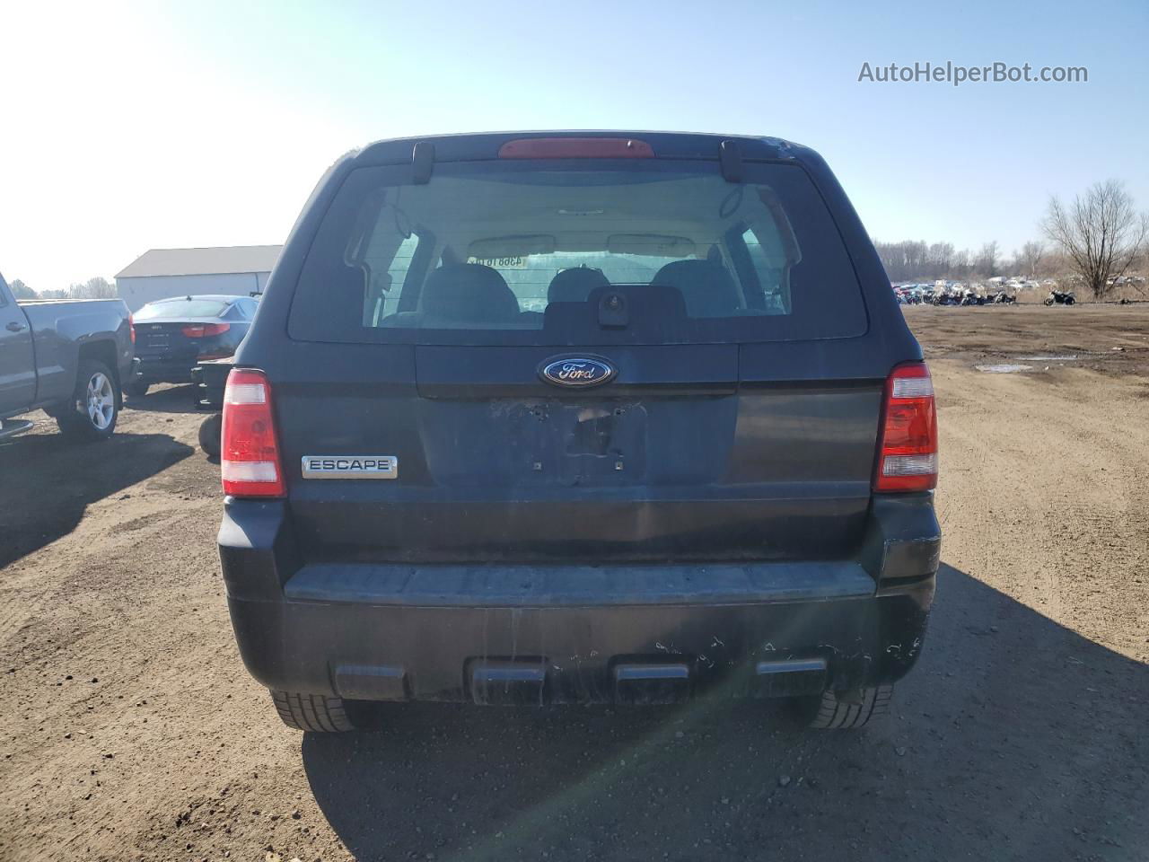 2009 Ford Escape Xls Черный vin: 1FMCU02799KD04923