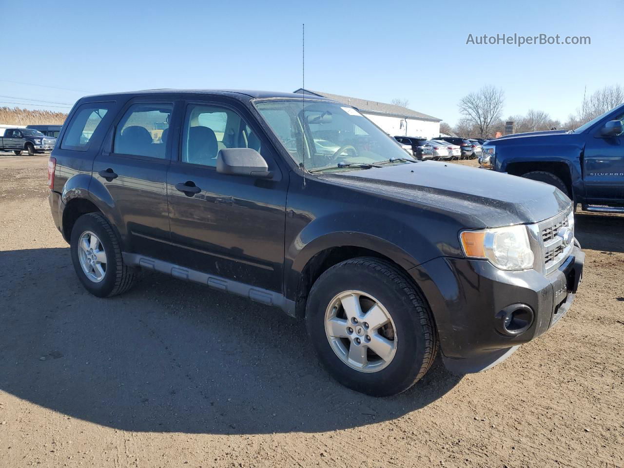 2009 Ford Escape Xls Черный vin: 1FMCU02799KD04923