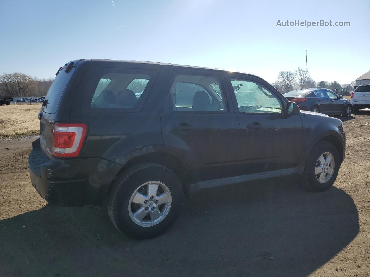 2009 Ford Escape Xls Black vin: 1FMCU02799KD04923