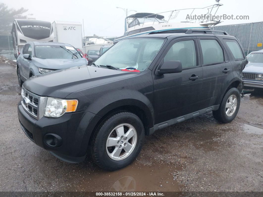 2009 Ford Escape Xls Black vin: 1FMCU027X9KC34770