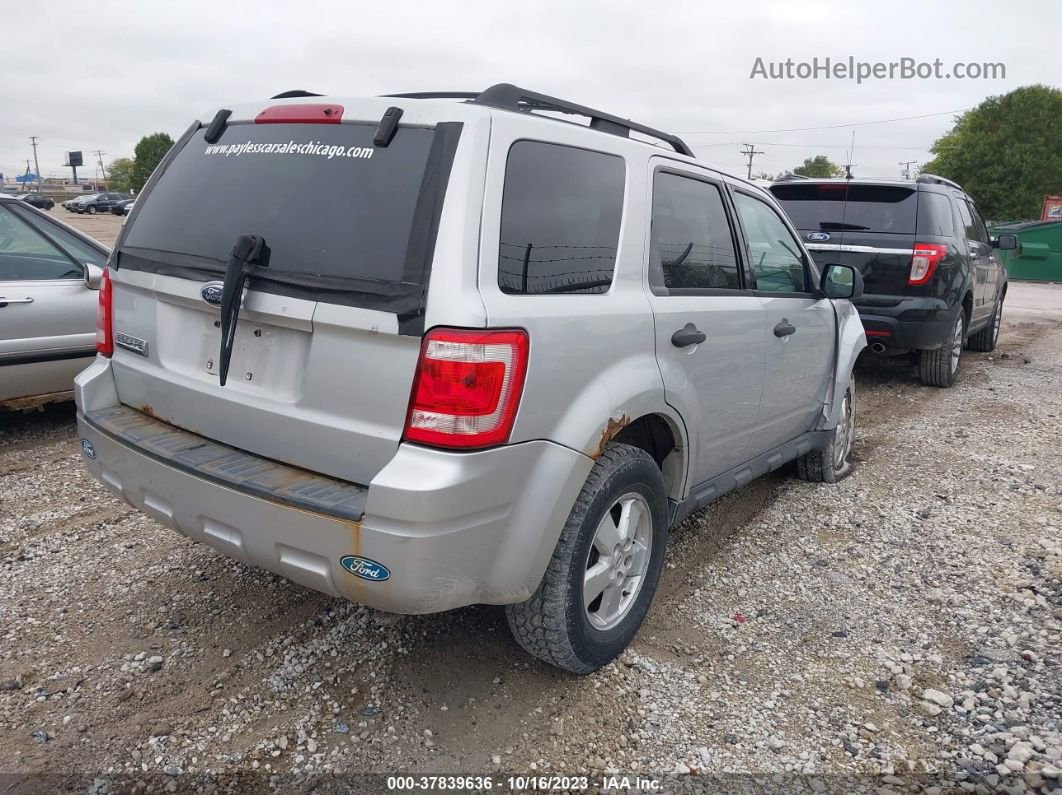 2009 Ford Escape Xlt Silver vin: 1FMCU03709KA50131