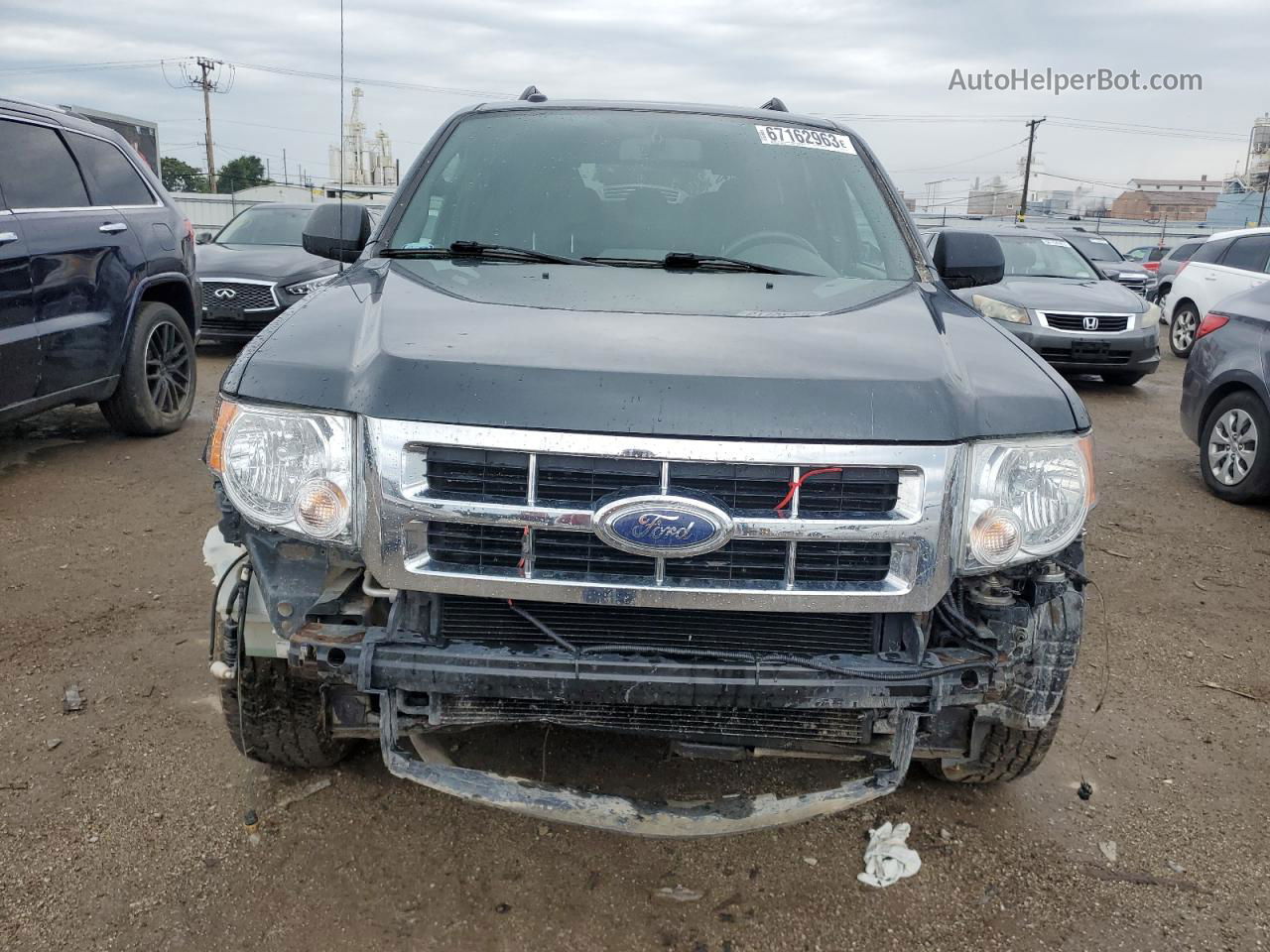 2009 Ford Escape Xlt Gray vin: 1FMCU03709KB79115