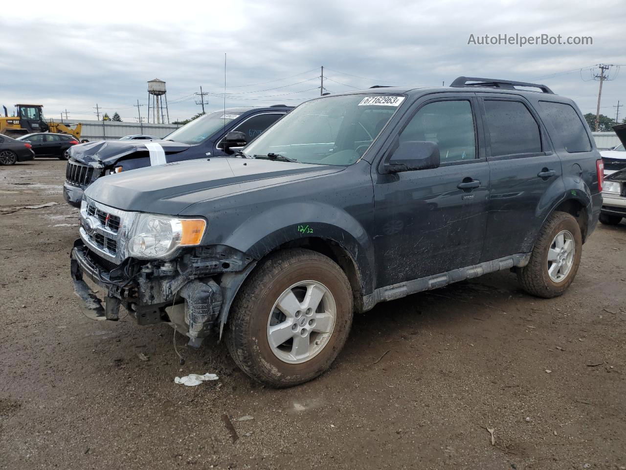 2009 Ford Escape Xlt Gray vin: 1FMCU03709KB79115