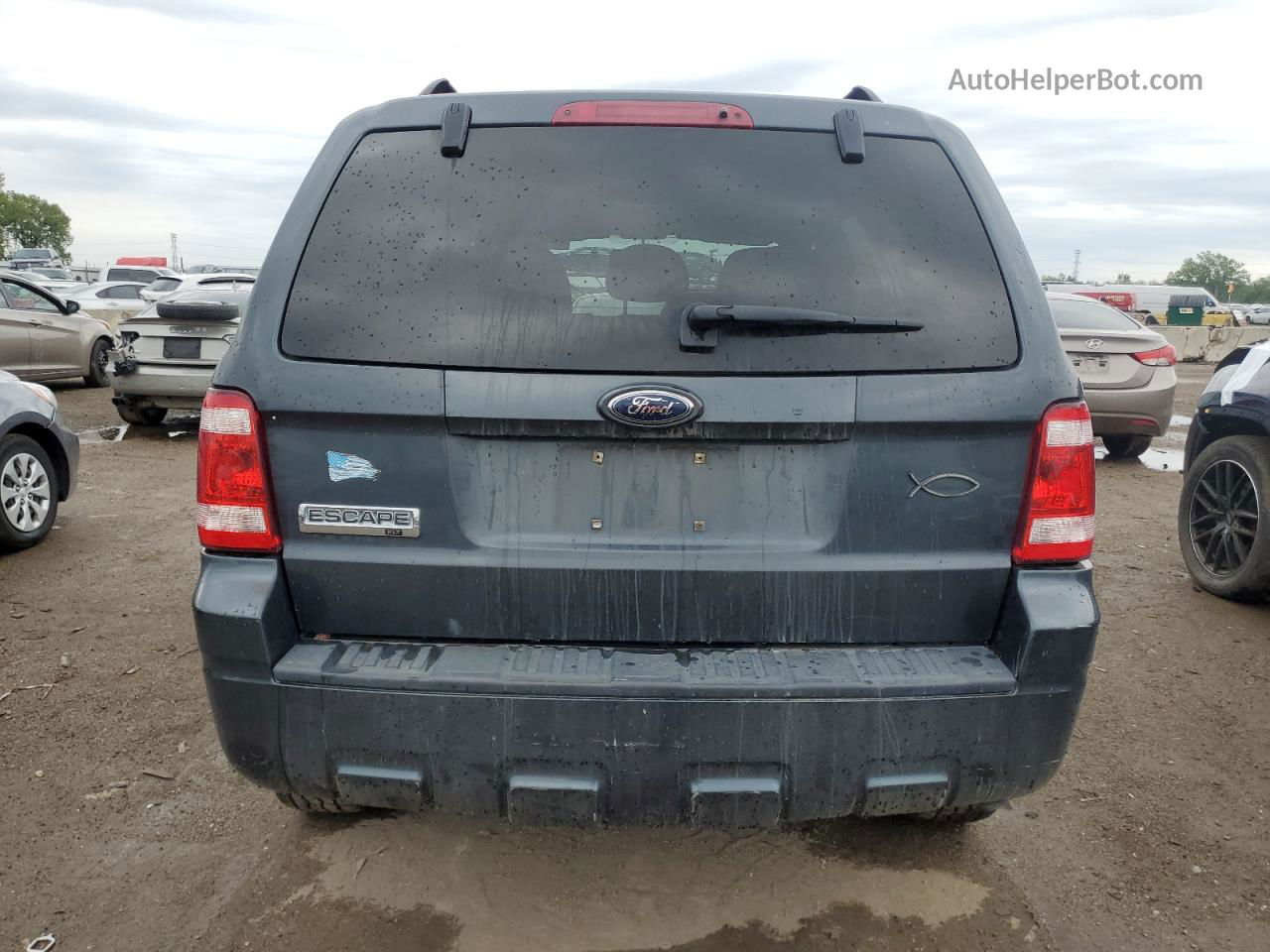 2009 Ford Escape Xlt Gray vin: 1FMCU03709KB79115